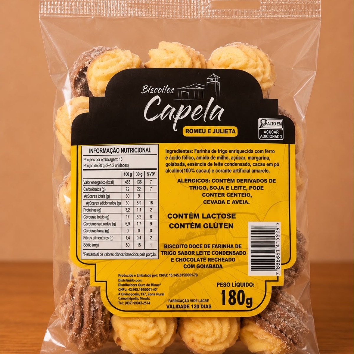 Biscoito Romeu e Julieta