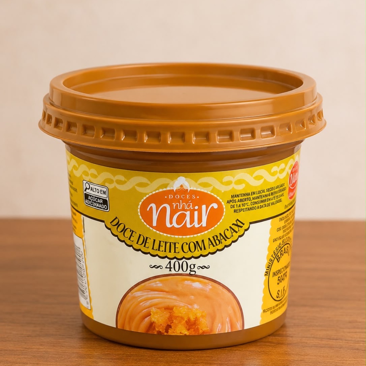 Doce de leite com abacaxi