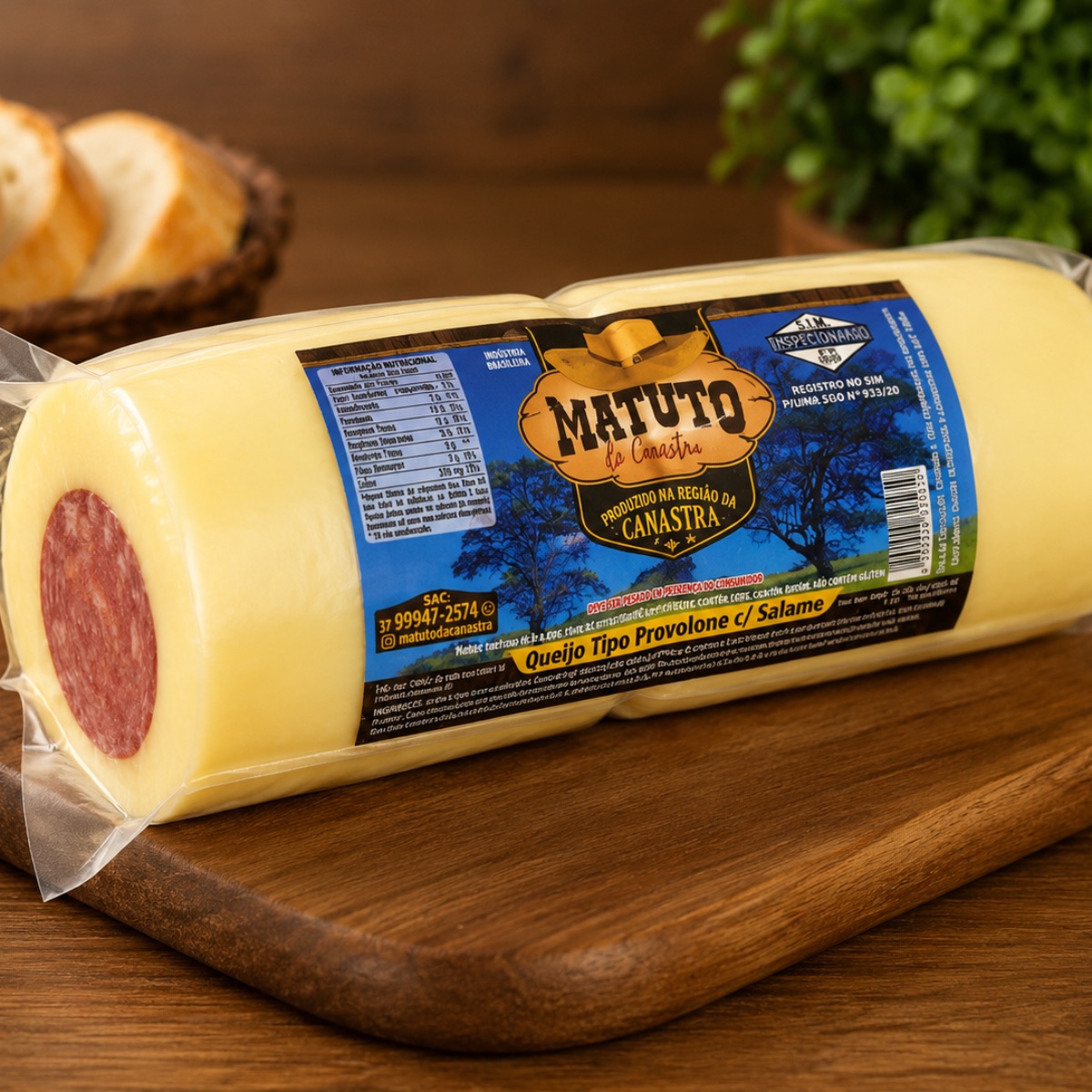 Queijo Provolone c/salame