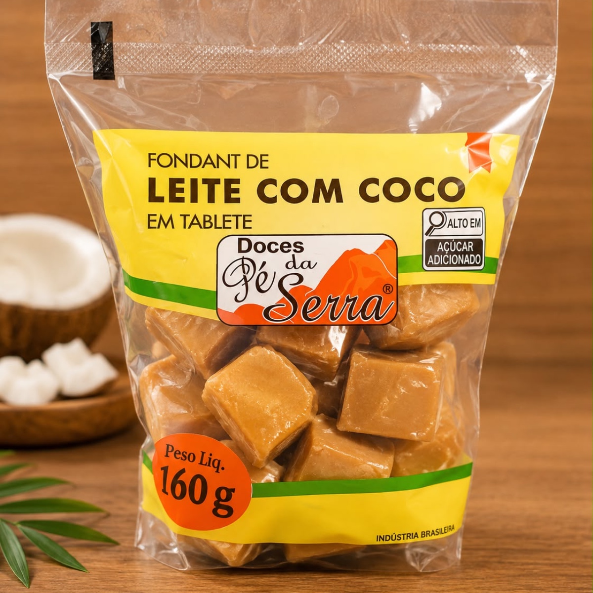 Fondant em tablet c/coco